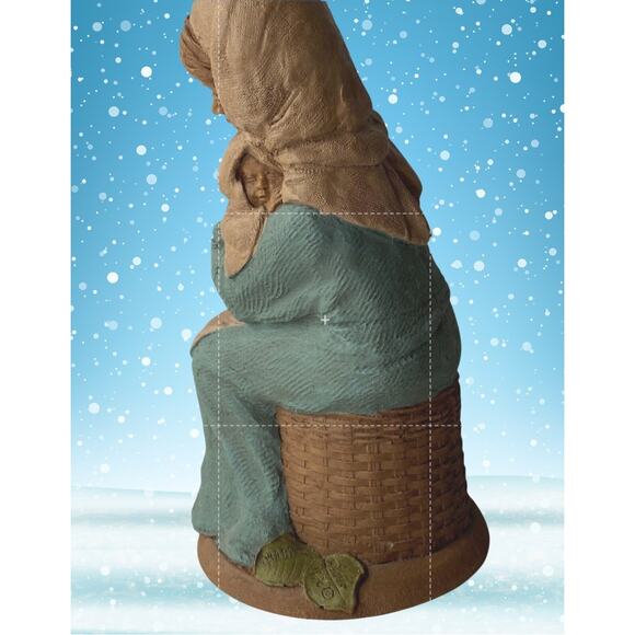 Thomas F. Clark Mary-R 1981 Cairn Studio Figurine w/ COA Retired Mary Figure 7” - Picture 4 of 9